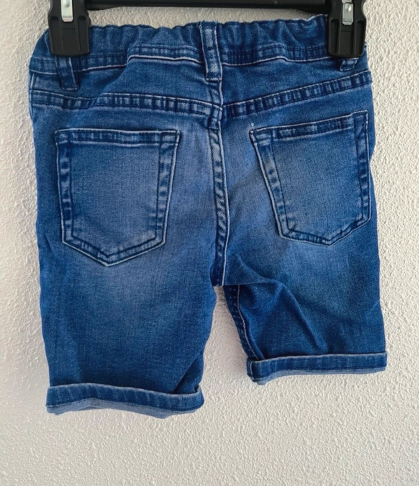3/4 year adjustable waist denim shorts – photo 2